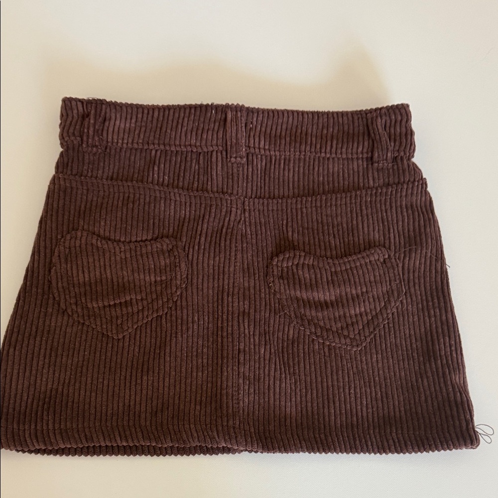Tahari Brown Corduroy Skirt for Kids - Picture 3 of 7